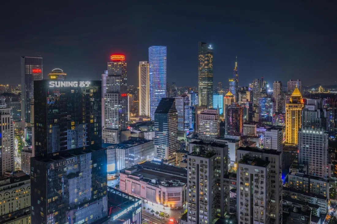 3k繁华都市壁纸｜夜景背景图片 - 城市天际线「哲风壁纸」