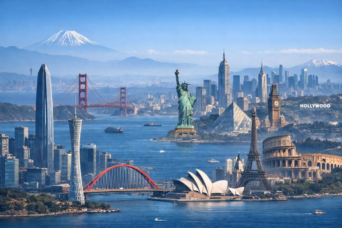 2k世界地标壁纸｜滨海城市背景图片 - 平板「哲风壁纸」