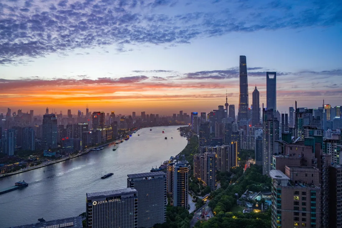 3k广州都市壁纸｜黄昏江景背景图片 - 城市天际线「哲风壁纸」