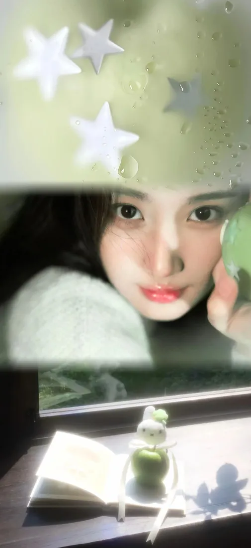 美女手机壁纸｜对镜自拍背景图片 - 青苹果「哲风壁纸」