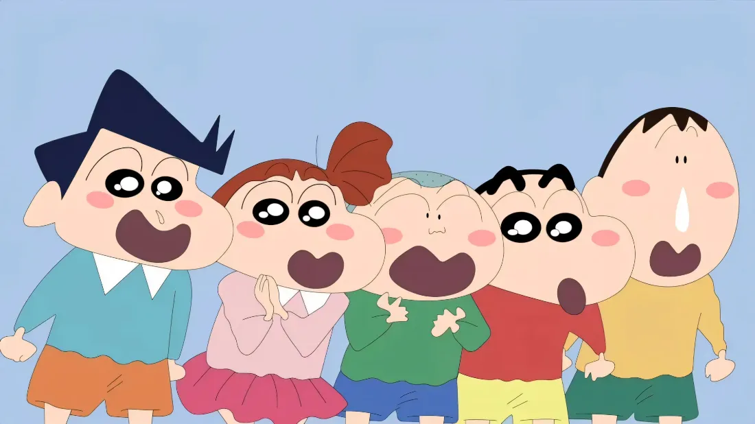 2k蜡笔小新壁纸｜卡通背景图片 - 双叶幼稚园伙伴「哲风壁纸」