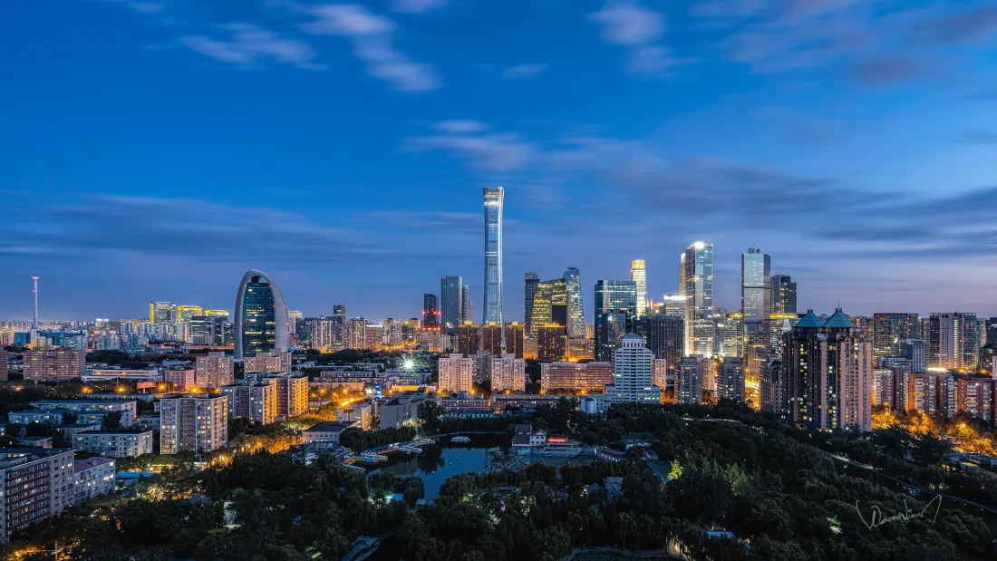 3k城市夜景壁纸｜CBD天际线背景图片 - 平板「哲风壁纸」