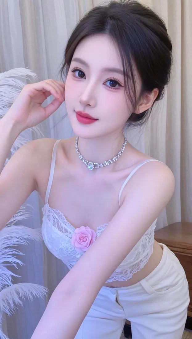 气质美女手机壁纸｜清新室内背景图片 - 手机「哲风壁纸」