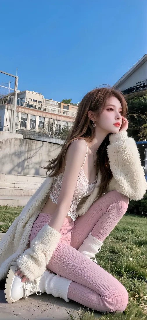 美女手机壁纸｜户外背景图片 - 清新街拍「哲风壁纸」