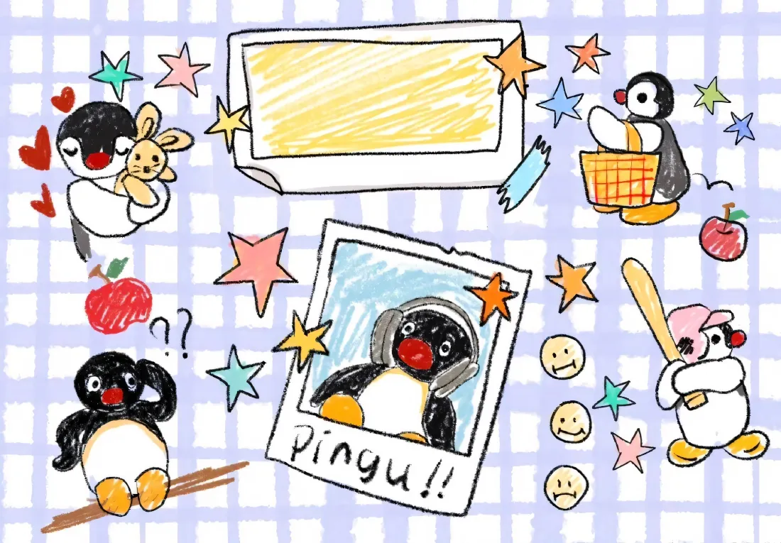 2kpingu壁纸｜卡通背景图片 - 可爱手绘企鹅「哲风壁纸」