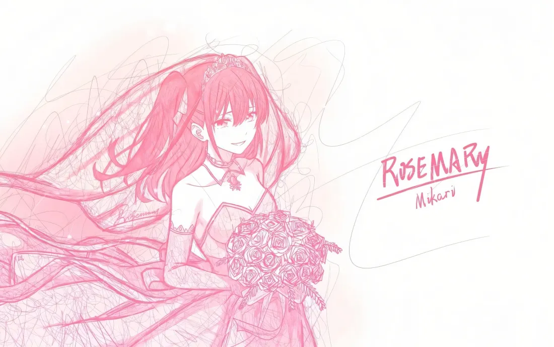 3k橘美花莉壁纸｜花嫁背景图片 - 2.5次元的诱惑「哲风壁纸」