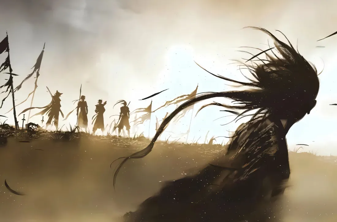 3k江湖壁纸｜沙漠背景图片 - 古风侠客「哲风壁纸」