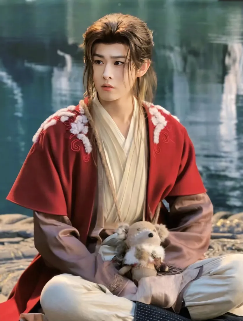 田嘉瑞手机壁纸｜古风背景图片 - 红衣寄灵造型「哲风壁纸」