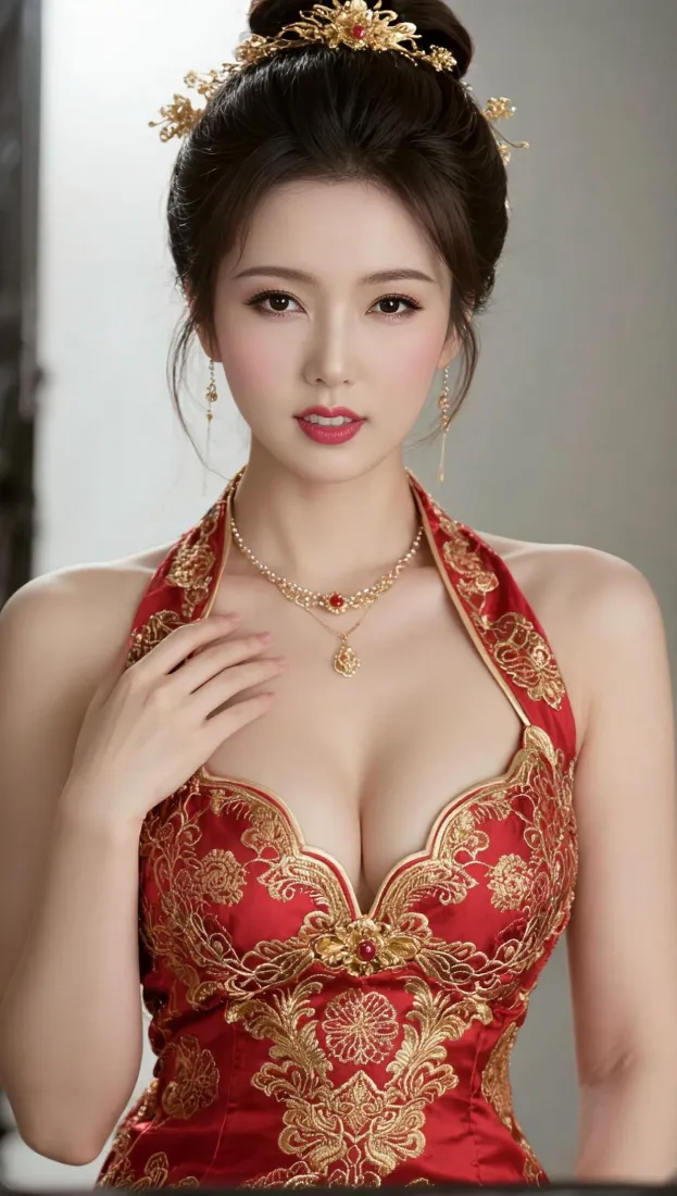 中式旗袍美女手机壁纸｜手机背景图片 - 优雅国风「哲风壁纸」