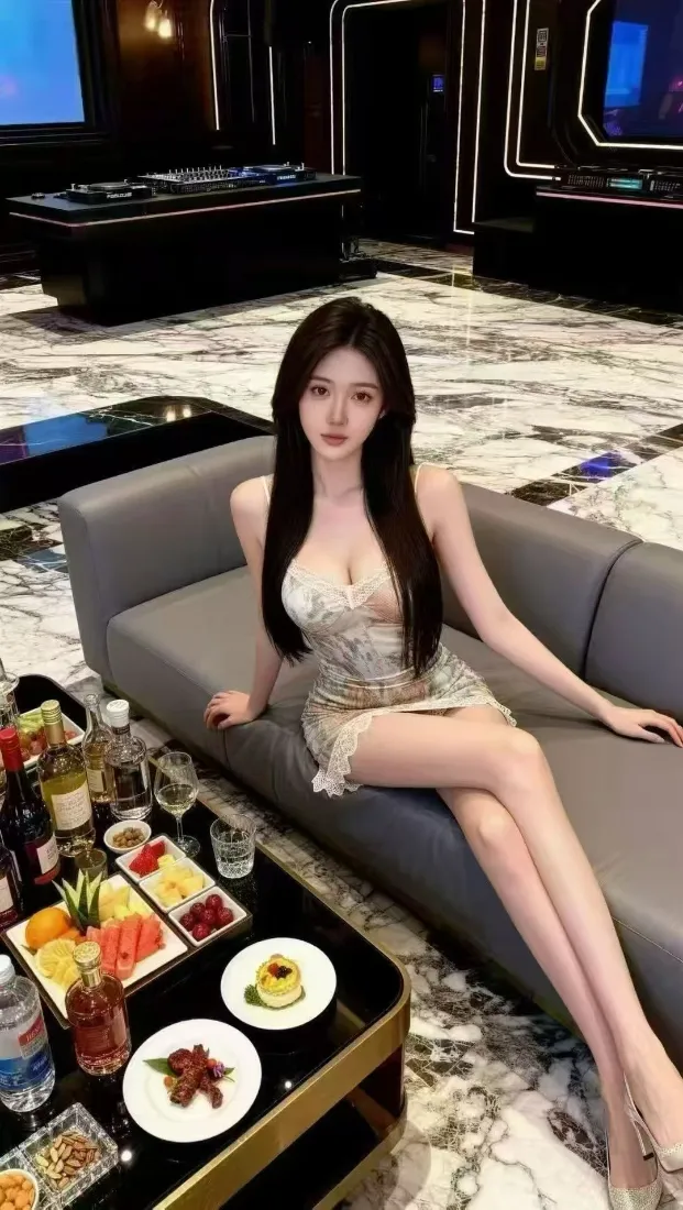 性感美女手机壁纸｜KTV背景图片 - 纯欲长发御姐「哲风壁纸」