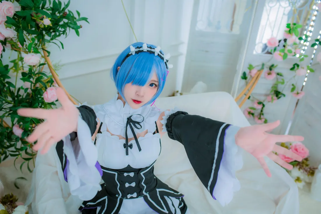 6k蕾姆壁纸｜cosplay背景图片 - 动漫女仆「哲风壁纸」