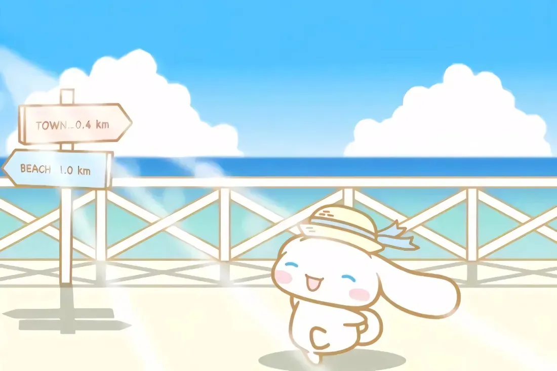 2k玉桂狗壁纸｜海边背景图片 - 清新夏日「哲风壁纸」