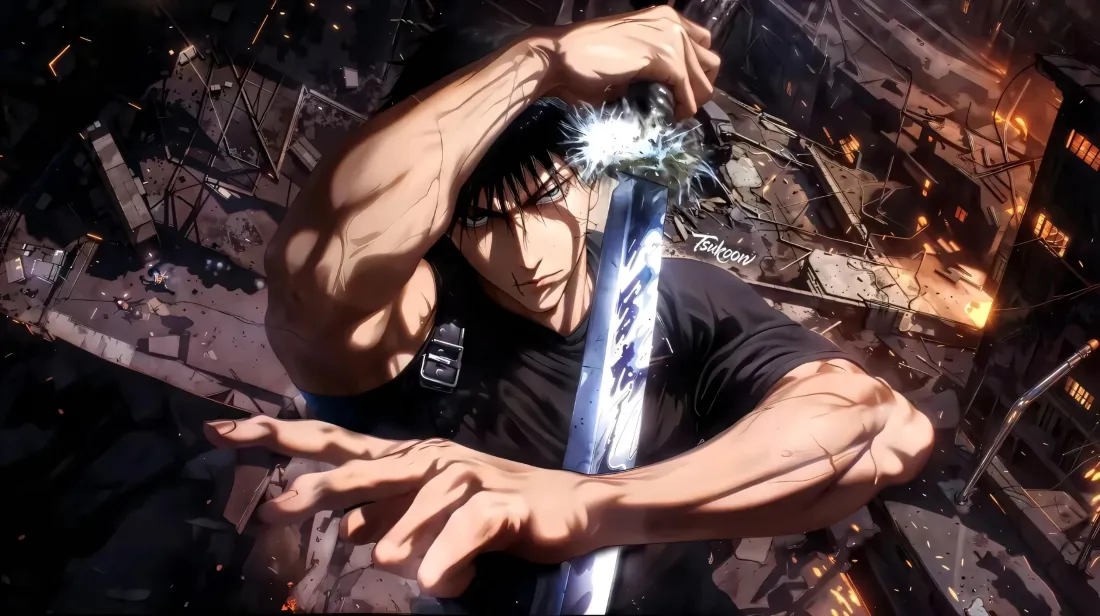 3k伏黑甚尔壁纸｜咒术回战背景图片 - 燃系战斗「哲风壁纸」