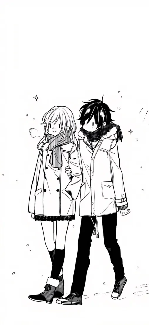 堀与宫村手机壁纸｜漫画背景图片 - 甜蜜情侣「哲风壁纸」