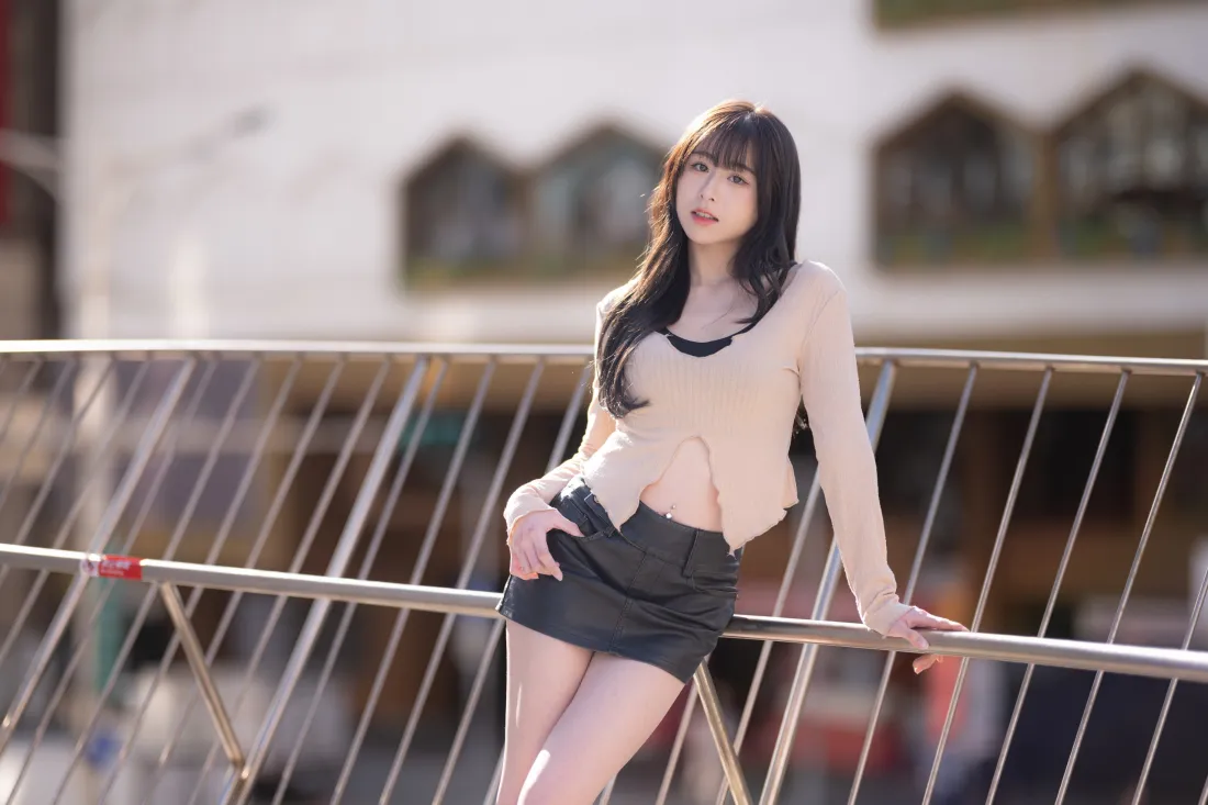 3k街头美女壁纸｜城市背景图片 - 气质写真「哲风壁纸」