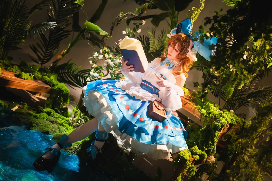 4k第五人格园丁壁纸｜森系背景图片 - 蓝裙cosplay「哲风壁纸」