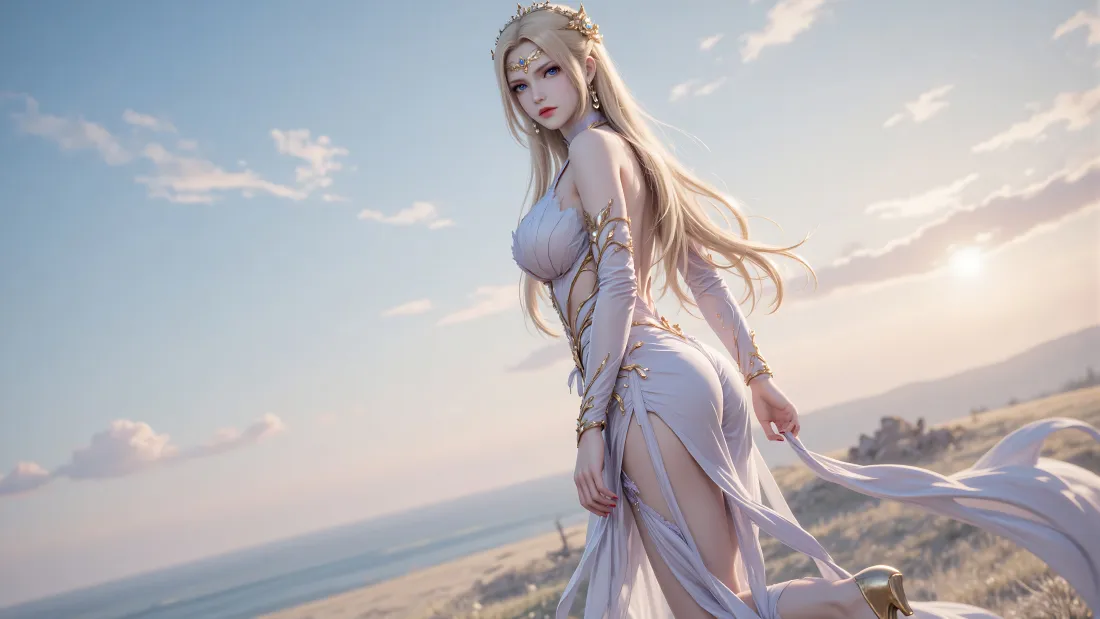 5k千仞雪壁纸｜户外背景图片 - 斗罗大陆动漫女神「哲风壁纸」