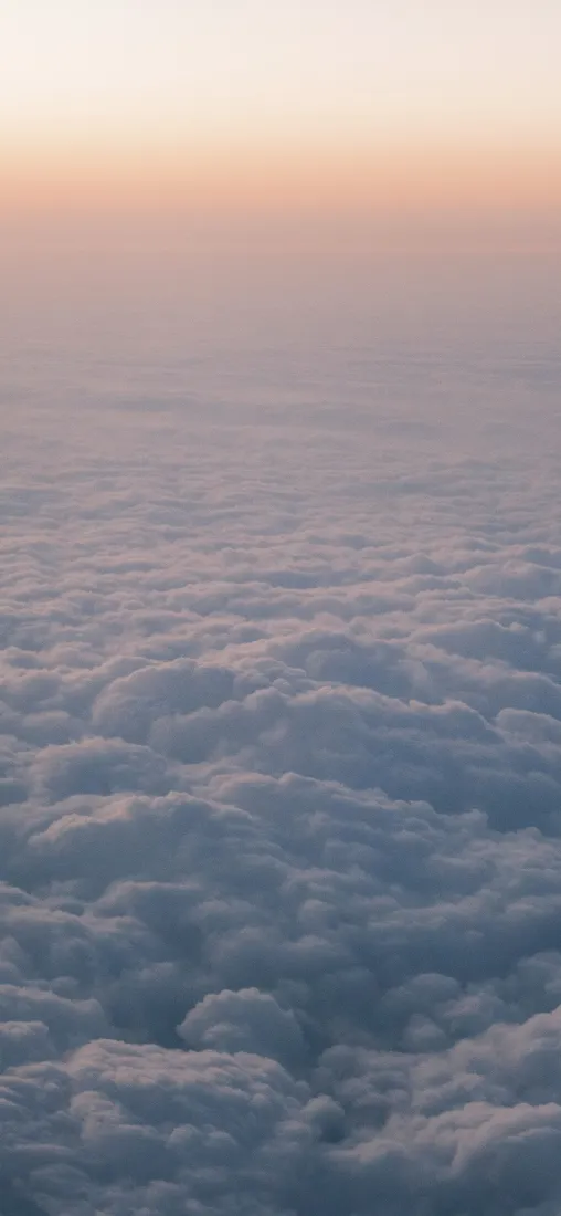 黄昏云海手机壁纸｜高空背景图片 - 云层「哲风壁纸」