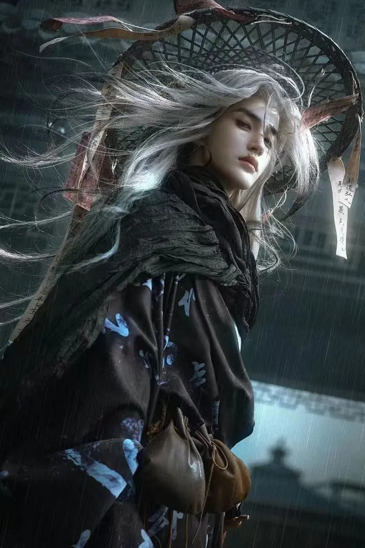 白发帅哥手机壁纸｜古风背景图片 - 国风武侠「哲风壁纸」