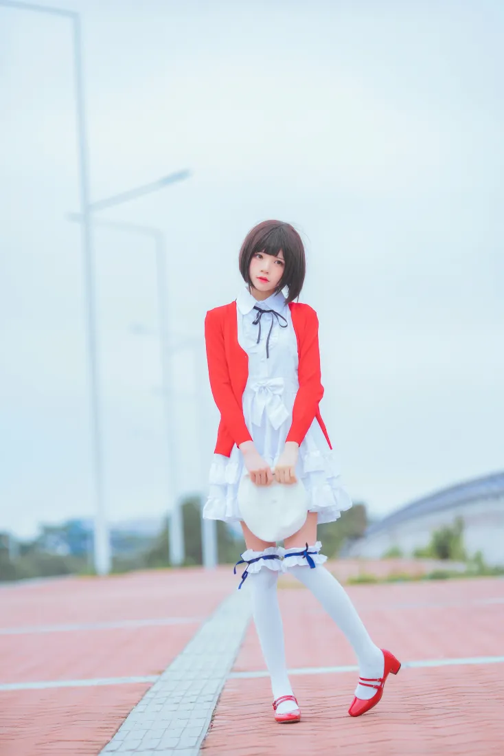 桜桃喵手机壁纸｜加藤惠背景图片 - cosplay「哲风壁纸」