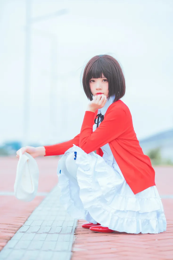 桜桃喵手机壁纸｜cosplay背景图片 - 加藤惠「哲风壁纸」