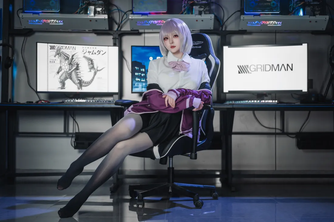 5k新条茜壁纸｜cosplay背景图片 - SSSS.GRIDMAN「哲风壁纸」