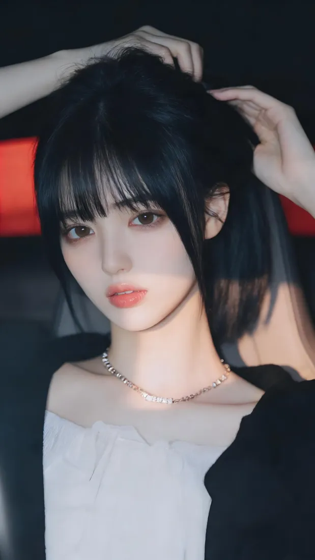 短发少女手机壁纸｜精致人物背景图片 - 手机「哲风壁纸」