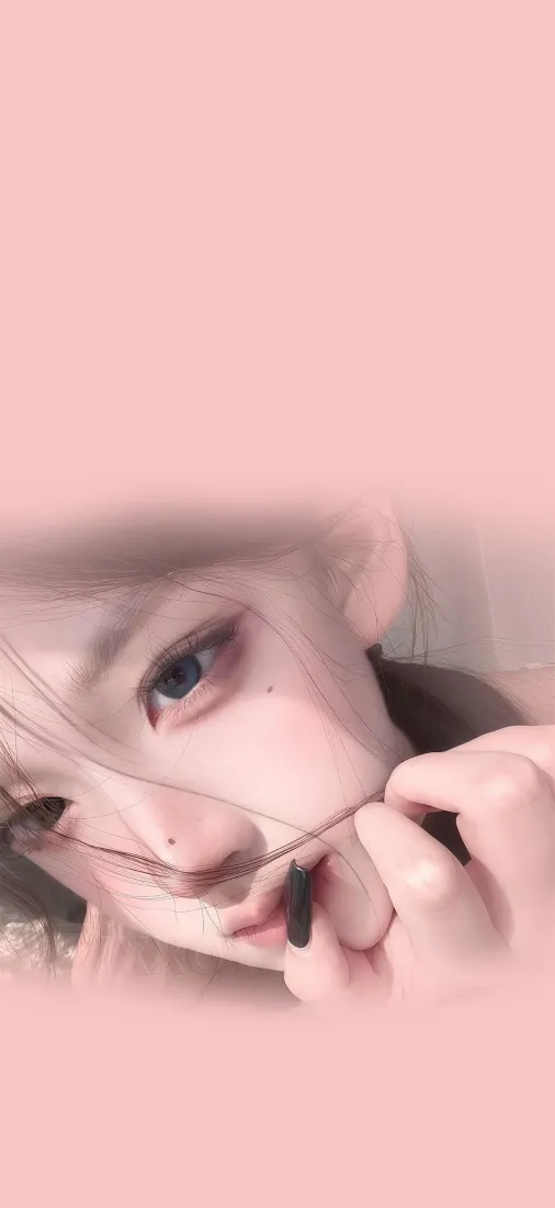 玛奇玛手机壁纸｜粉色背景图片 - 二次元女生「哲风壁纸」