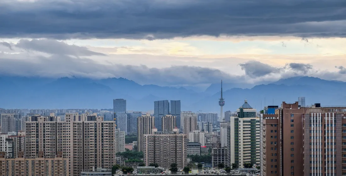 4k城市风光壁纸｜阴天背景图片 - 北京天际线「哲风壁纸」