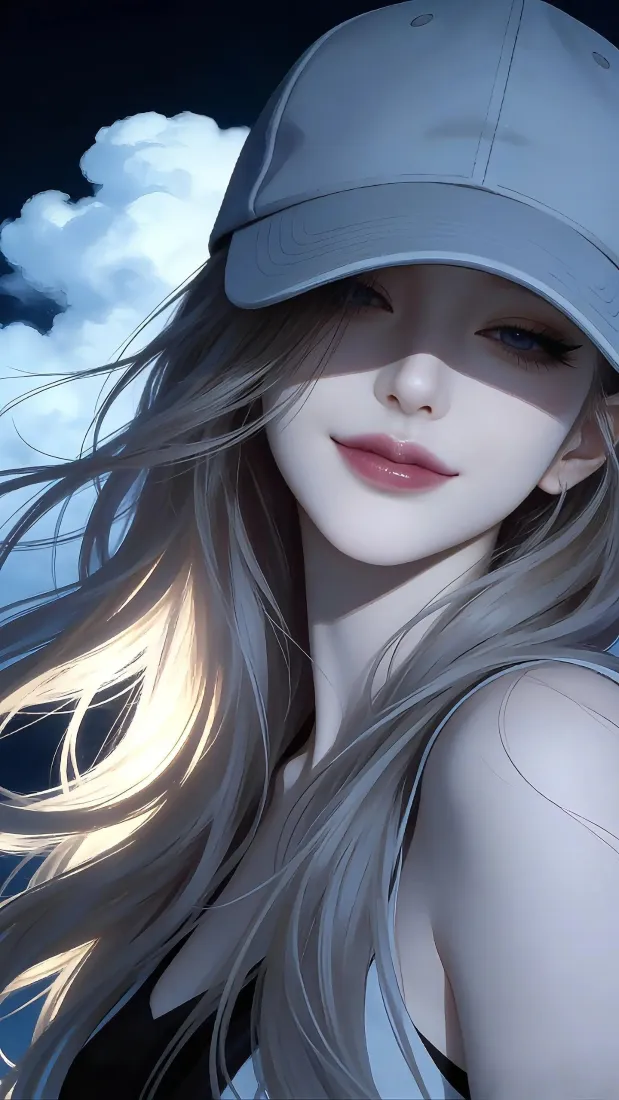 二次元少女手机壁纸｜手机背景图片 - 清冷氛围感「哲风壁纸」