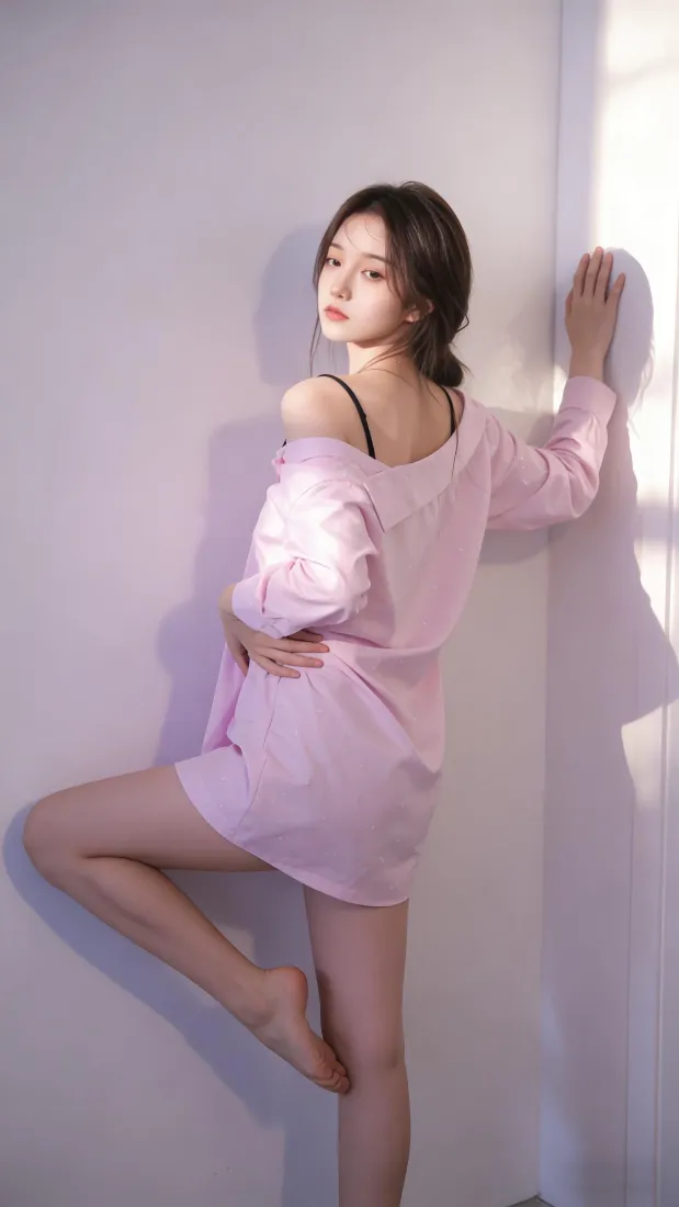 清纯少女手机壁纸｜简约背景图片 - 氛围感人像「哲风壁纸」