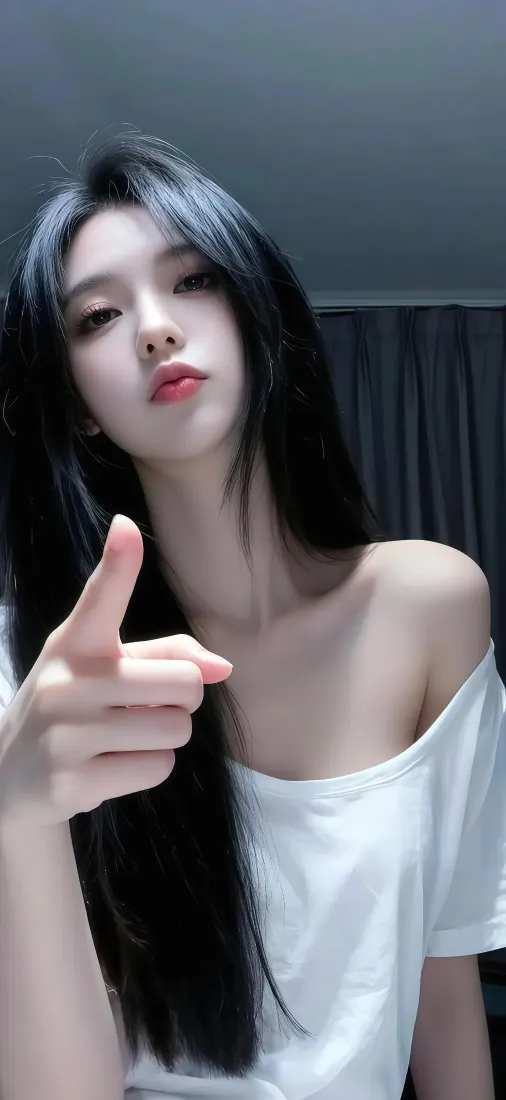 纯欲美女手机壁纸｜手机背景图片 - 氛围感露肩「哲风壁纸」