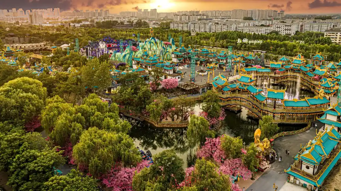 3k开封壁纸｜城市背景图片 - 园林风光「哲风壁纸」