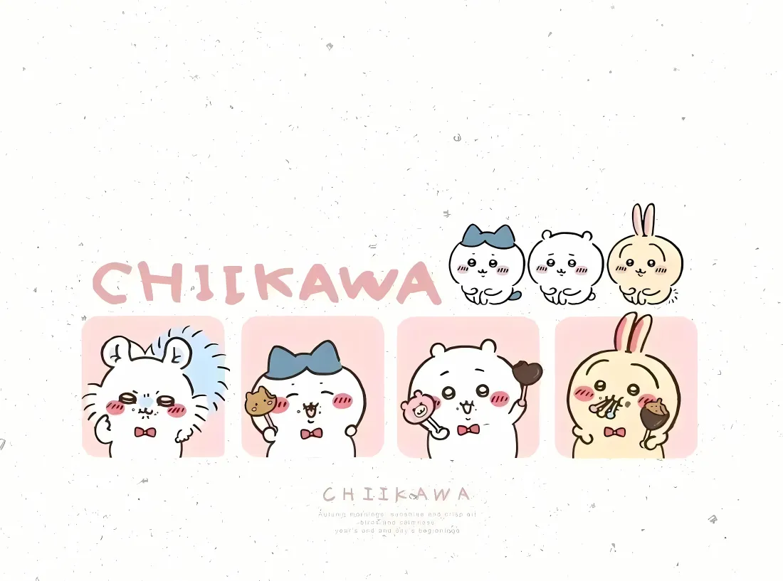 4k吉伊卡哇壁纸｜可爱卡通背景图片 - 萌系Q版「哲风壁纸」