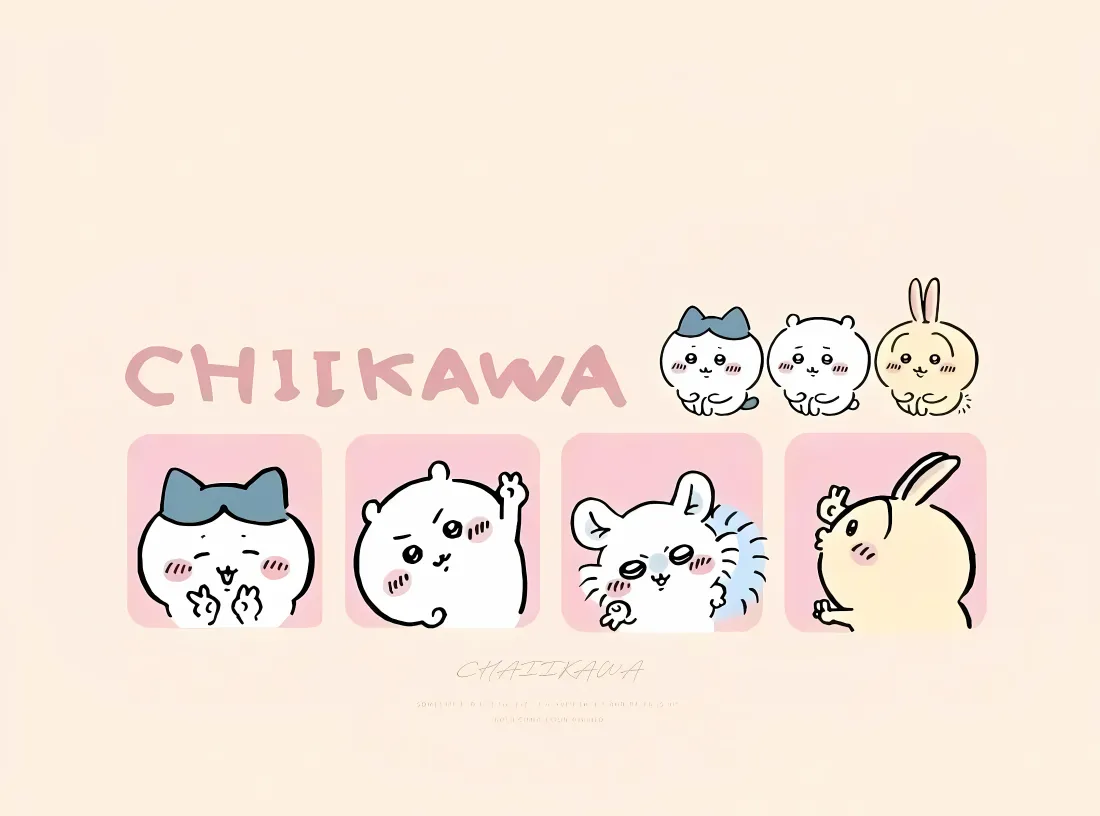 4k吉伊卡哇壁纸｜Chiikawa背景图片 - 可爱萌系「哲风壁纸」