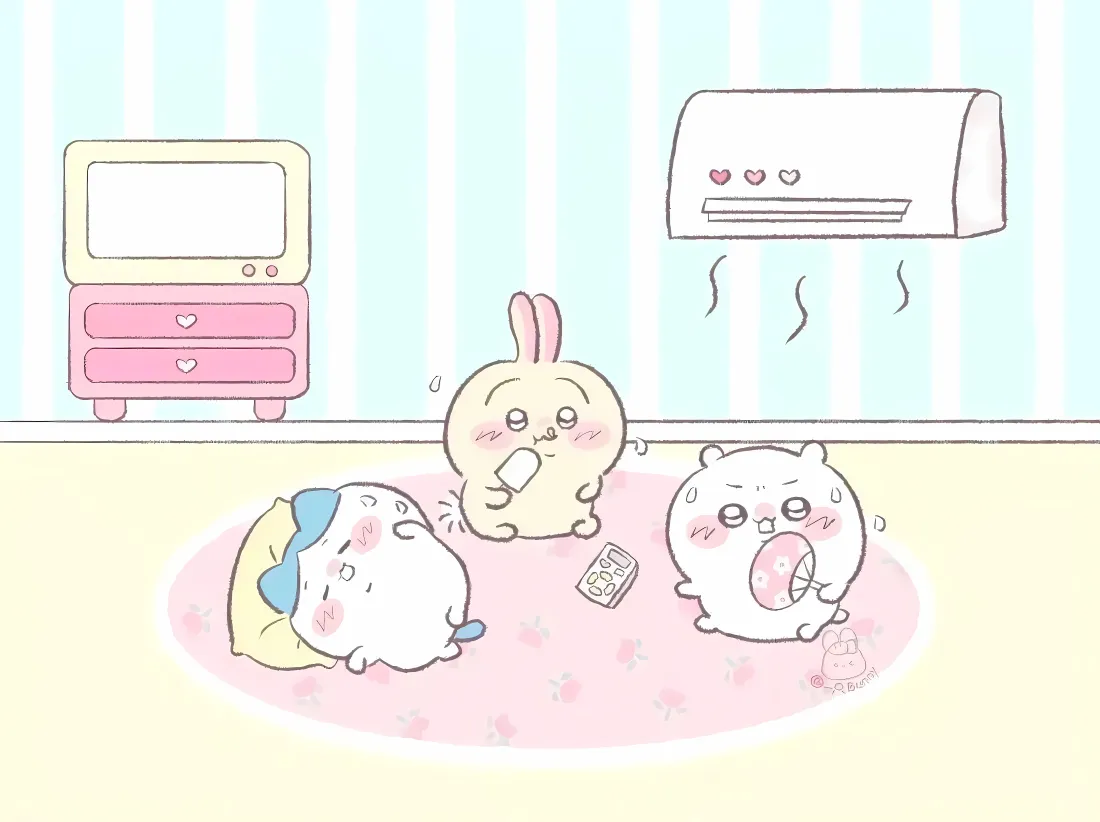 4k吉伊卡哇壁纸｜清凉室内背景图片 - 夏日日常「哲风壁纸」