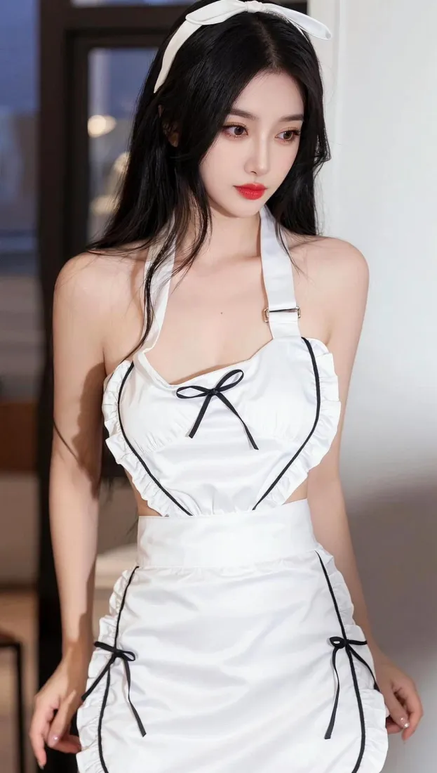 女仆装手机壁纸｜美女背景图片 - 性感御姐「哲风壁纸」