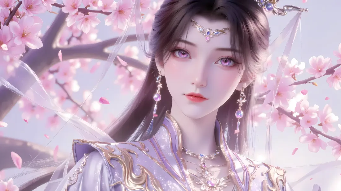 5k李慕婉壁纸｜桃花古风背景图片 - 仙逆「哲风壁纸」