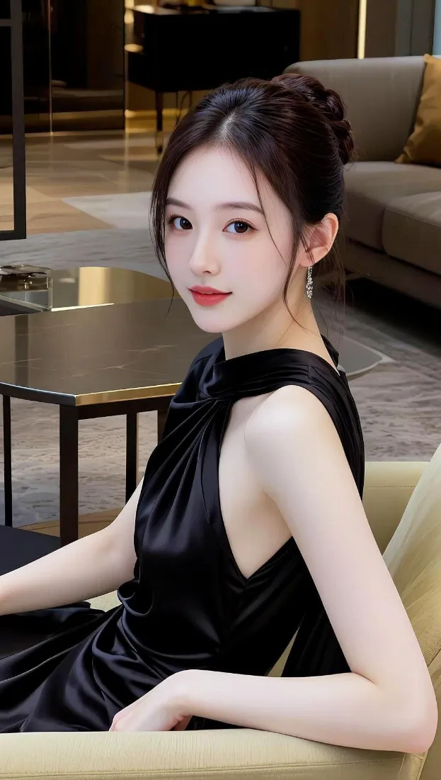 气质美女手机壁纸｜室内背景图片 - 优雅御姐「哲风壁纸」