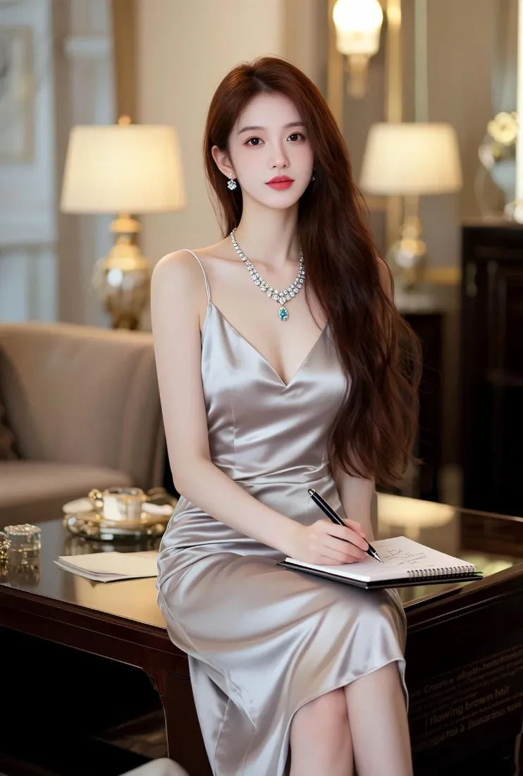 气质美女手机壁纸｜轻奢室内背景图片 - 知性优雅「哲风壁纸」