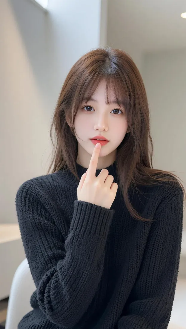 纯欲少女手机壁纸｜简约背景图片 - 气质女生「哲风壁纸」