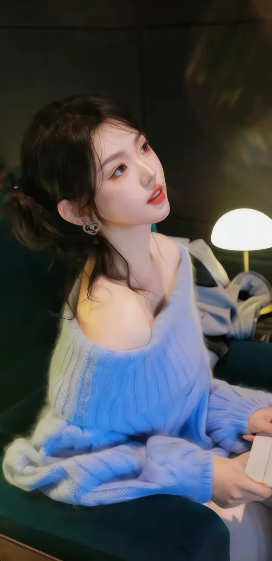 清纯美女手机壁纸｜室内背景图片 - 氛围感「哲风壁纸」