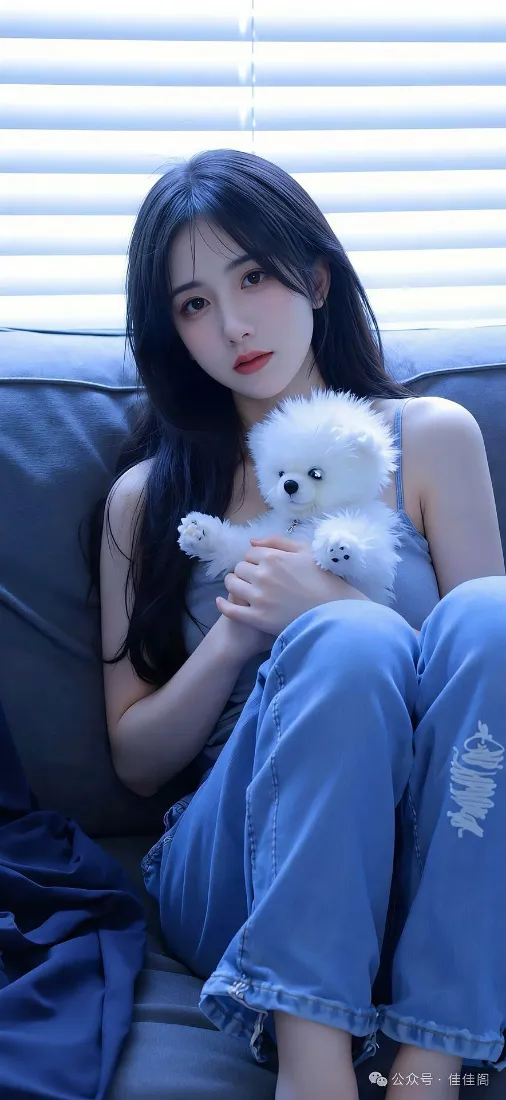 清纯少女手机壁纸｜手机背景图片 - 慵懒居家「哲风壁纸」