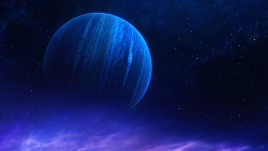 4k星星眼星星眼壁纸-行星星眼-《星星眼系》图片-蓝色的「哲风壁纸」