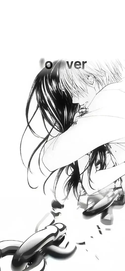 情侣拥抱手机壁纸｜黑白线稿背景图片 - over「哲风壁纸」