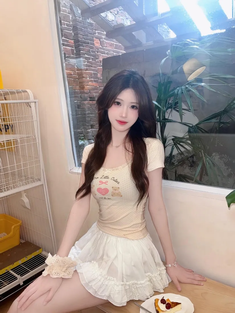 纯欲长发美女手机壁纸｜手机背景图片 - 休闲下午茶「哲风壁纸」