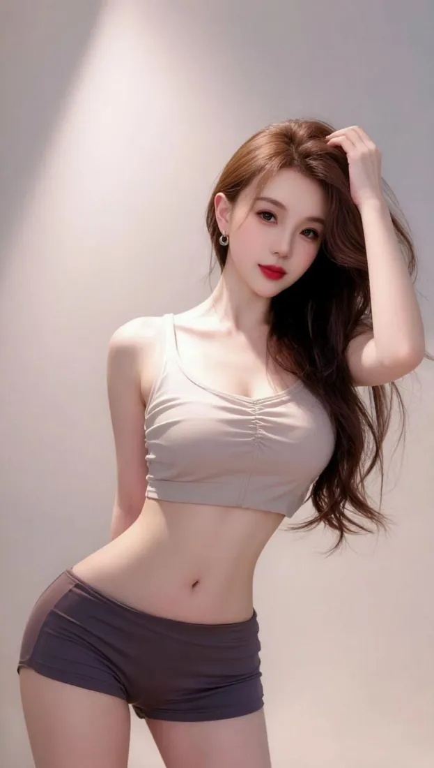 气质美女手机壁纸｜简约光影背景图片 - 手机「哲风壁纸」