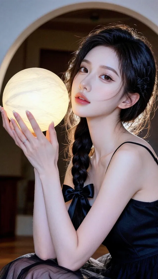 氛围感美女手机壁纸｜室内背景图片 - 温柔御姐「哲风壁纸」
