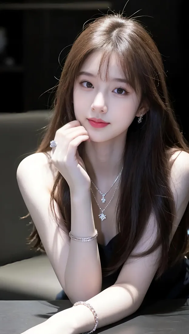 清纯长发美女手机壁纸｜手机背景图片 - 轻奢气质女神「哲风壁纸」