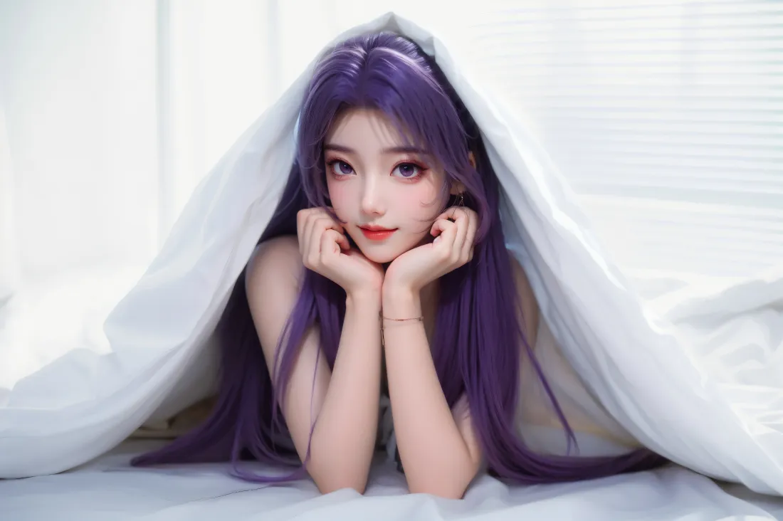 3k云曦壁纸｜完美世界背景图片 - 紫发少女「哲风壁纸」